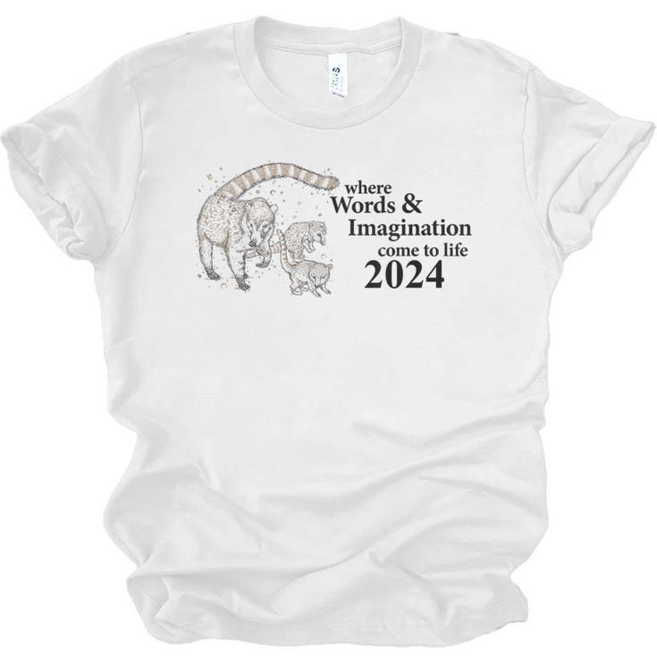 Tucson Festival Of Book TFOB 2024 Coatimundi Mascot Unisex Jersey T-Shirt