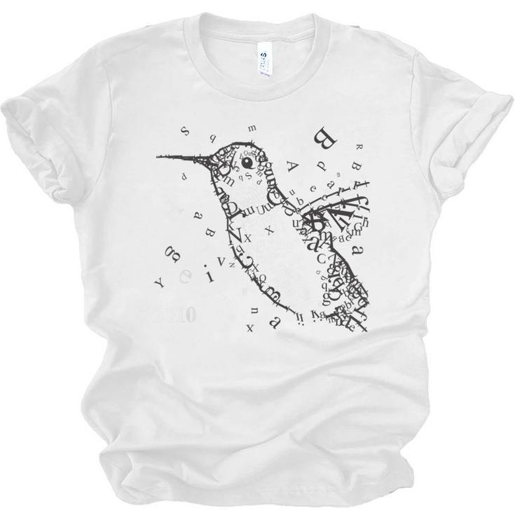Tucson Festival Of Books TFOB 2010 Hummingbird Mascot Unisex Jersey T-Shirt