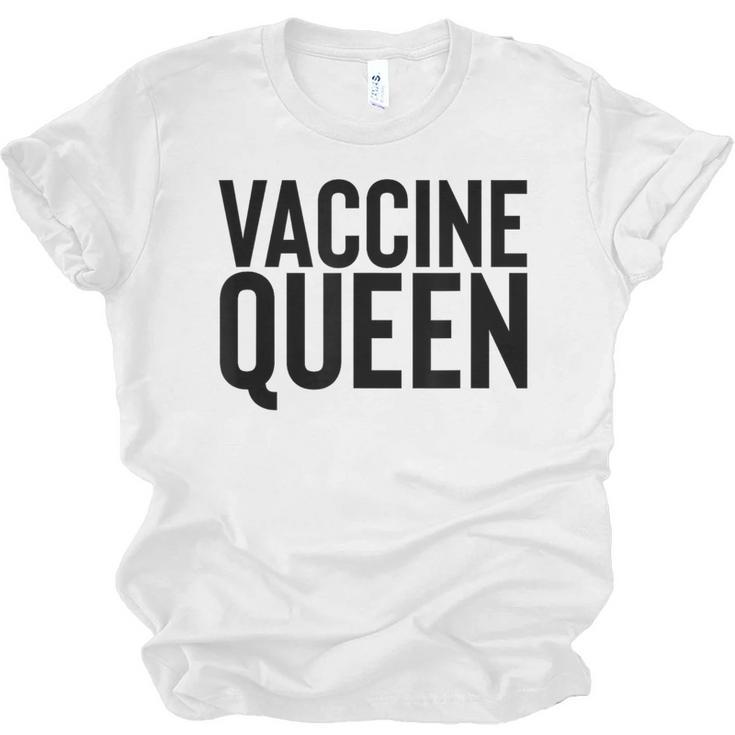 Vaccine Queen Nursing Graduation Shirt Unisex Jersey T-Shirt