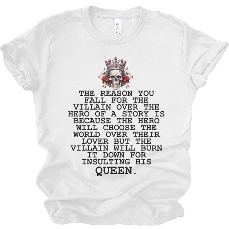 In My Villain Era Dark Romance Smutty Books Lovers Smut Book Unisex Jersey T-Shirt