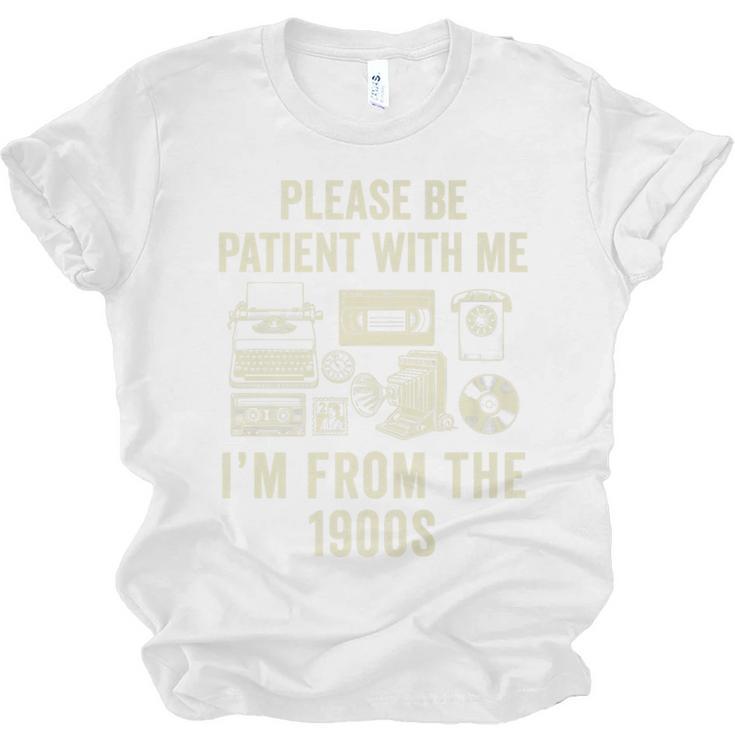 Vintage Please Be Patient With Me I'm From The 1900s Premium Unisex Jersey T-Shirt