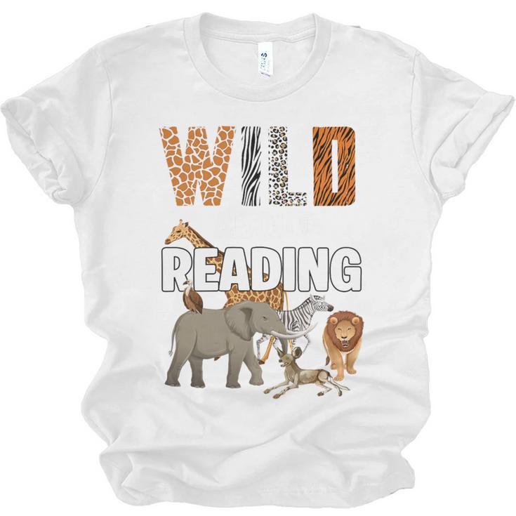 Wild About Reading Book Reader Book Nerd Book Reading Lover Premium Tri-Blend Unisex Jersey T-Shirt