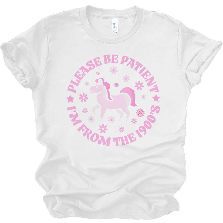 Women Please Be Patient I'm From The 1900s Premium Unisex Jersey T-Shirt