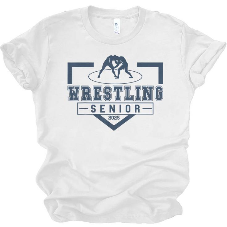 Wrestling Senior Night Wrestling Senior 2025 Graduation 66 Unisex Jersey T-Shirt