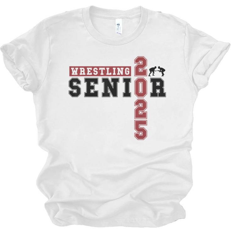 Wrestling Senior Night Wrestling Senior 2025 Graduation 69 Unisex Jersey T-Shirt