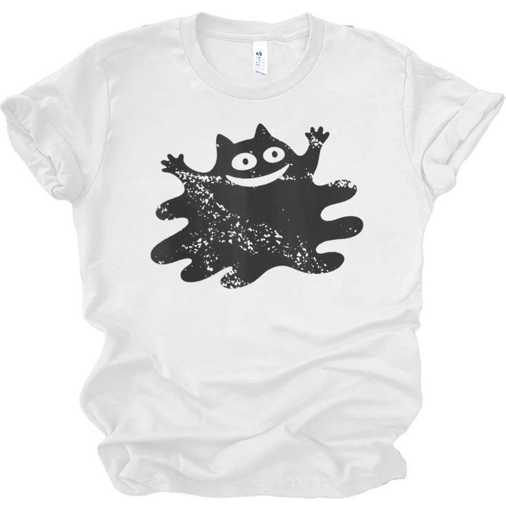 Yk2 Grunge Scary Cat With Tail Tomboy 90s Nostalgia Indie Unisex Jersey T-Shirt