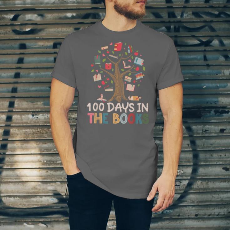 100 Days In The Books Reading Teacher Cute Book Lover Unisex Jersey T-Shirt 100 Days In The Books Reading Teacher Cute Book Lover Unisex Jersey T-Shirt