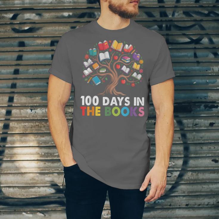 100 Days In The Books Reading Teachers Librarians School Unisex Jersey T-Shirt
