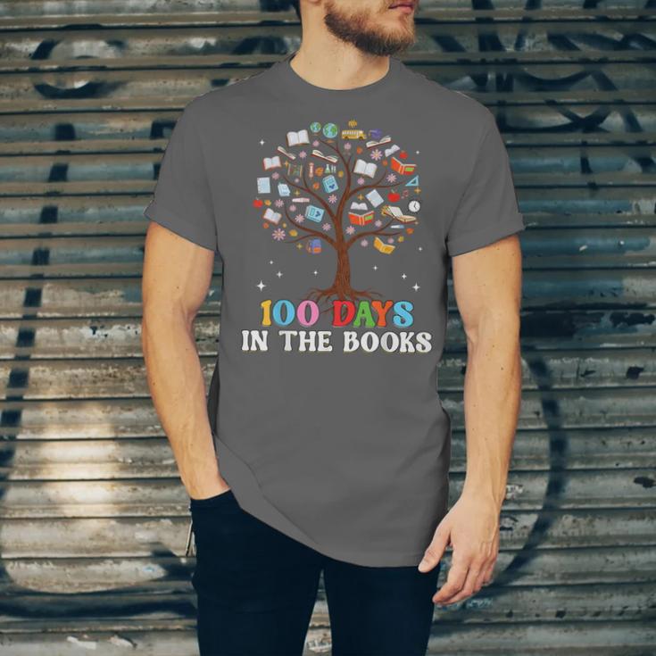 100 Days Of School 100th Day In The Books Reading Teacher Unisex Jersey T-Shirt 100 Days Of School 100th Day In The Books Reading Teacher Unisex Jersey T-Shirt
