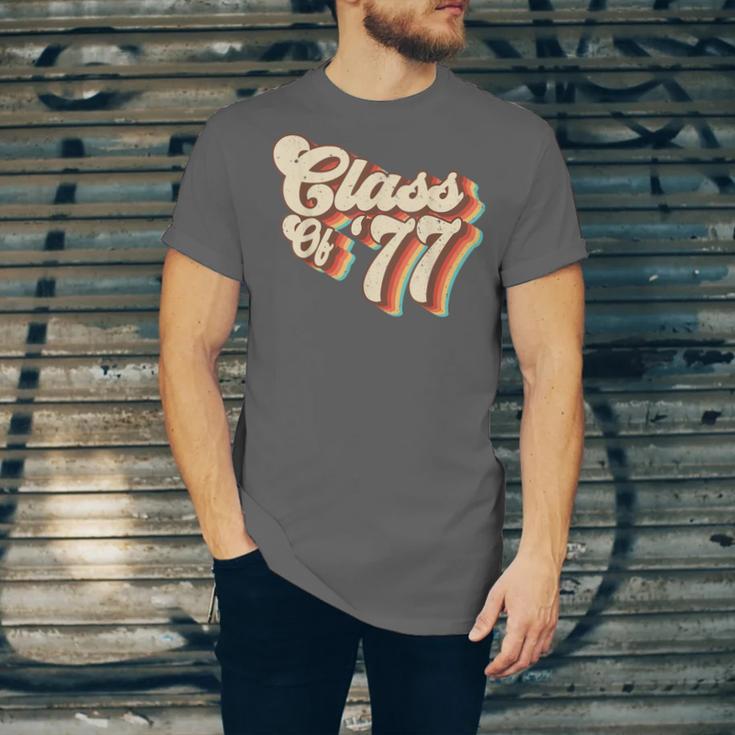 1977 Class Reunion Retro Class Of 77 High School Graduation Unisex Jersey T-Shirt