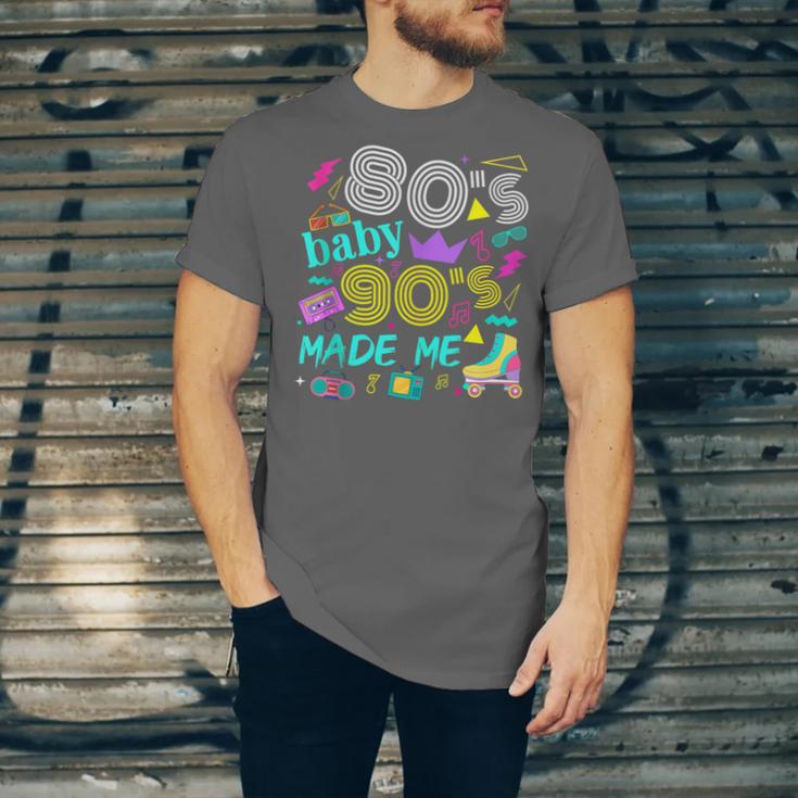1980s 80's Baby 1990s 90's Made Me Birthday Nostalgia Vibes Unisex Jersey T-Shirt 1980s 80's Baby 1990s 90's Made Me Birthday Nostalgia Vibes Unisex Jersey T-Shirt