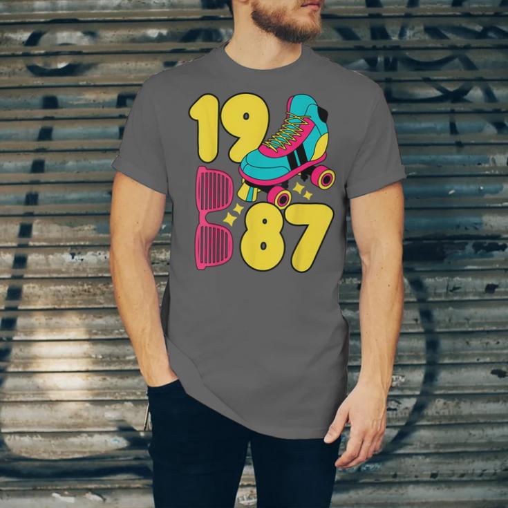 1987 Retro Raised In The 80s Old School Nostalgia Vibes Unisex Jersey T-Shirt