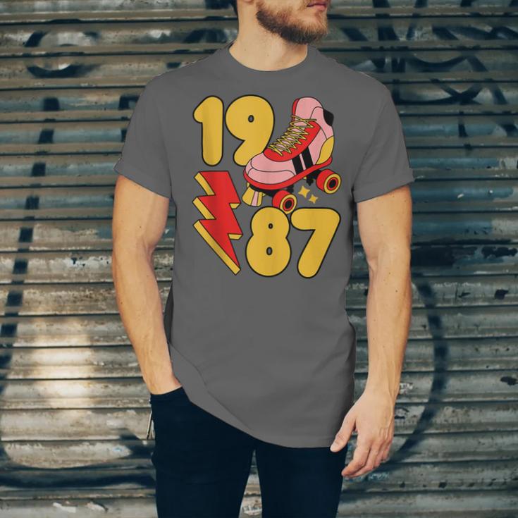 1987 Retro Roller Skate Vintage 80s Nostalgia Collector Unisex Jersey T-Shirt