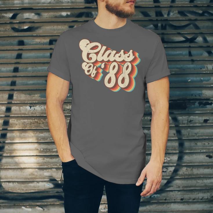 1988 Class Reunion Retro Class Of 88 High School Graduation Unisex Jersey T-Shirt
