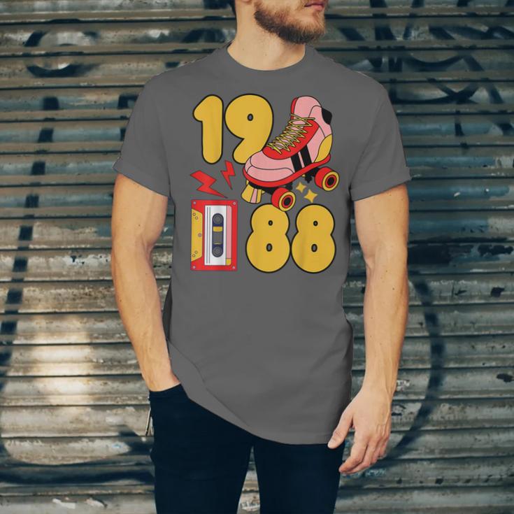 1988 Retro Raised On 80s Music Old School Nostalgia Punk Unisex Jersey T-Shirt