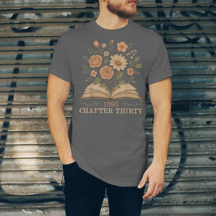 1995 Chapter Thirty Birthday Wildflower Book 30 Year Old Unisex Jersey T-Shirt 1995 Chapter Thirty Birthday Wildflower Book 30 Year Old Unisex Jersey T-Shirt
