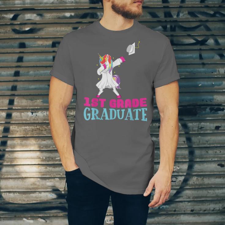 1st Grade Graduation Dabbing Unicorn Lover T-Shirt Kids Unisex Jersey T-Shirt