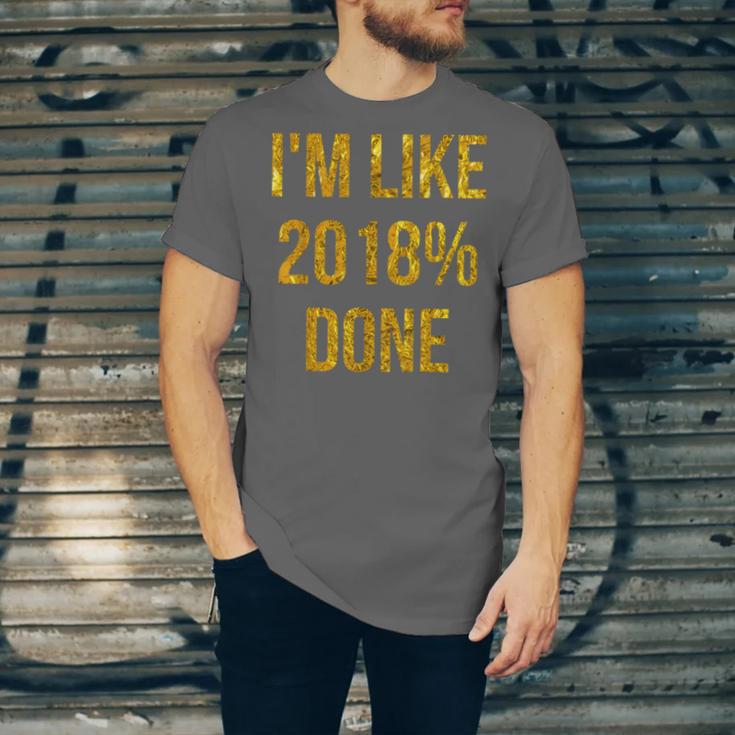 2018 Done High School Senior Graduation New Years Eve Shirt Unisex Jersey T-Shirt