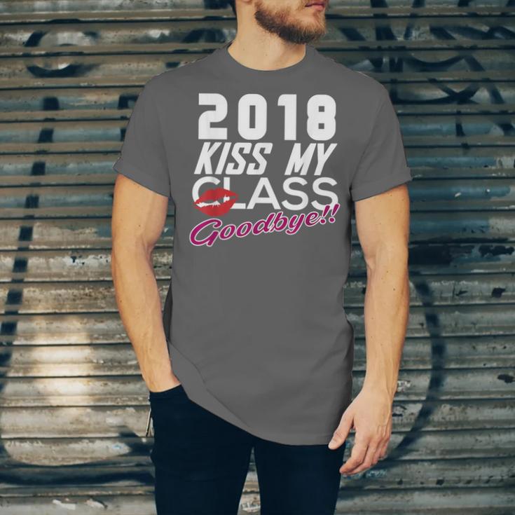 2018 Kiss My Class Goodbye Graduation Unisex Jersey T-Shirt