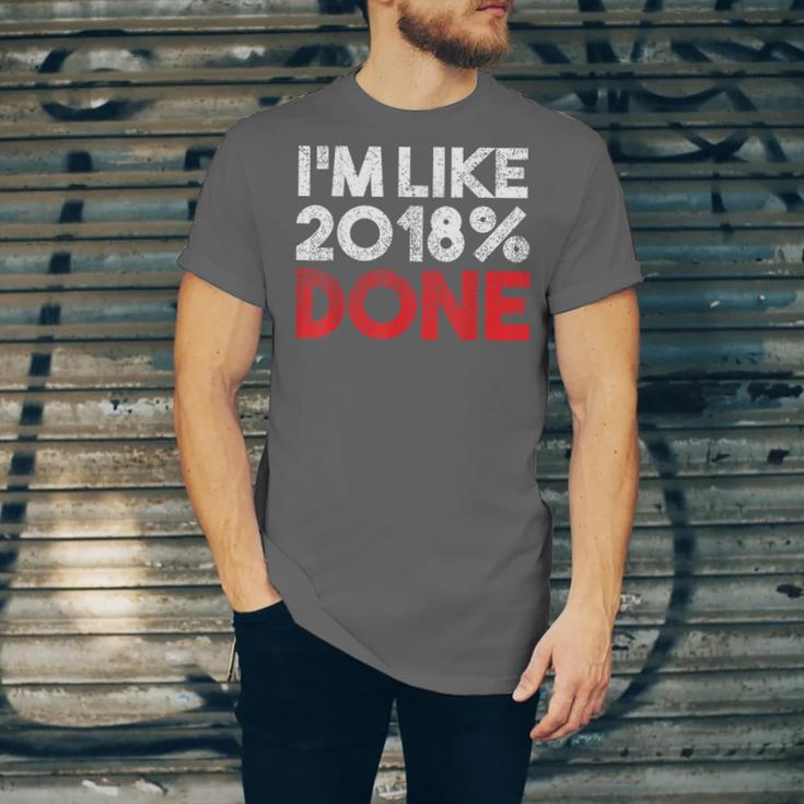 2018 Percent Done Senior Graduation Shirt Unisex Jersey T-Shirt