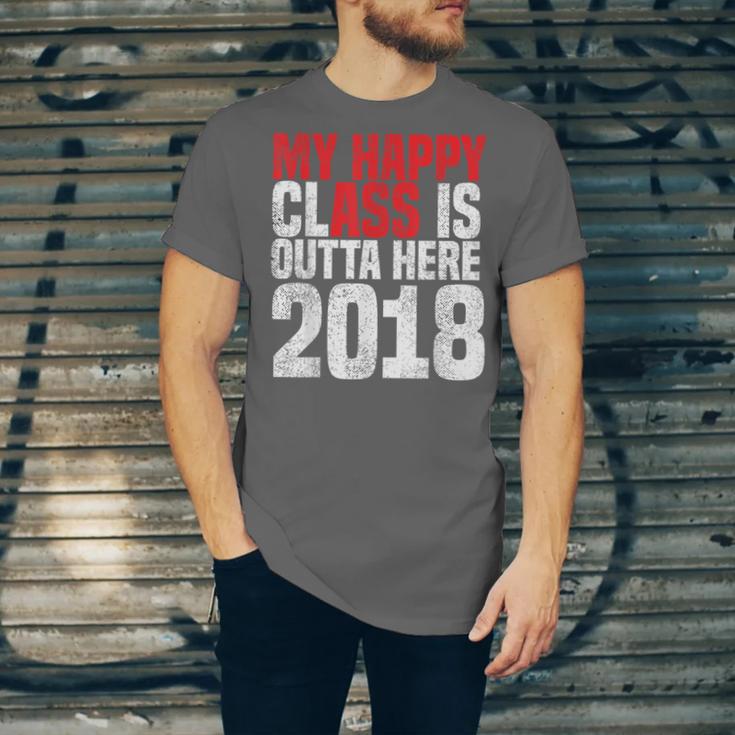 2018 Senior Graduation My Happy Class Shirt Unisex Jersey T-Shirt