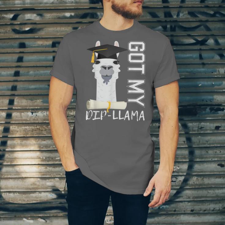 2022 Graduate Graduation For Him Her Got My Dip-Llama Unisex Jersey T-Shirt