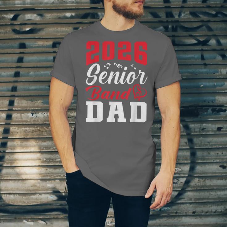 2026 Senior Band Dad Class Of 2026 Band Parent Graduation Unisex Jersey T-Shirt