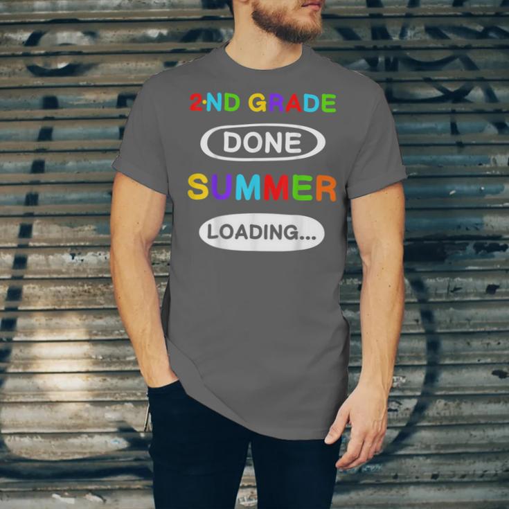 2nd Grade Graduation Shirt 2nd Grade Done Summer Loading Unisex Jersey T-Shirt