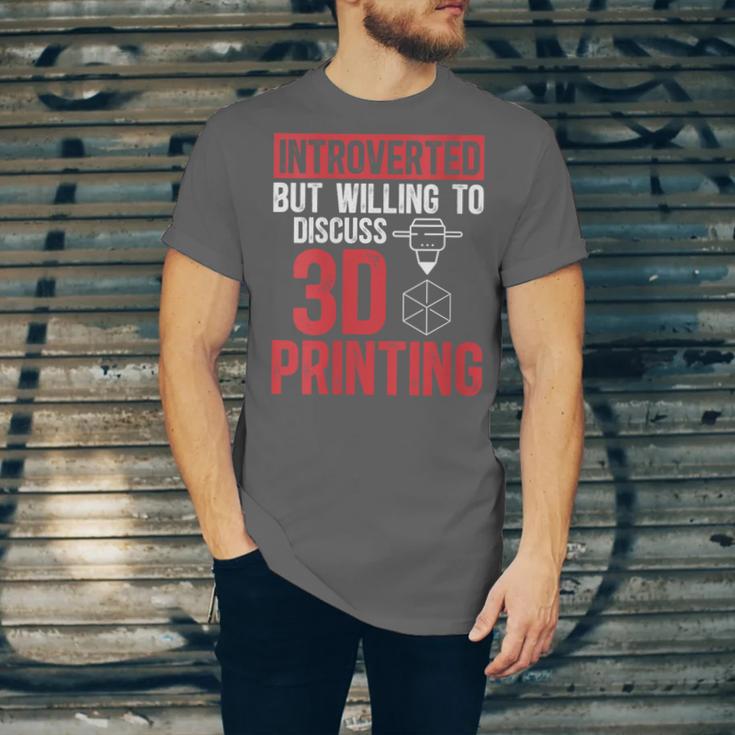 3D Printer Introvert 3D Printing Unisex Jersey T-Shirt 3D Printer Introvert 3D Printing Unisex Jersey T-Shirt