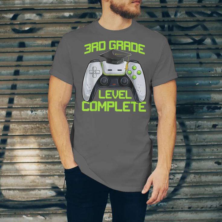 3rd Grade Level Complete Gamer Class Of 2026 Graduation Unisex Jersey T-Shirt