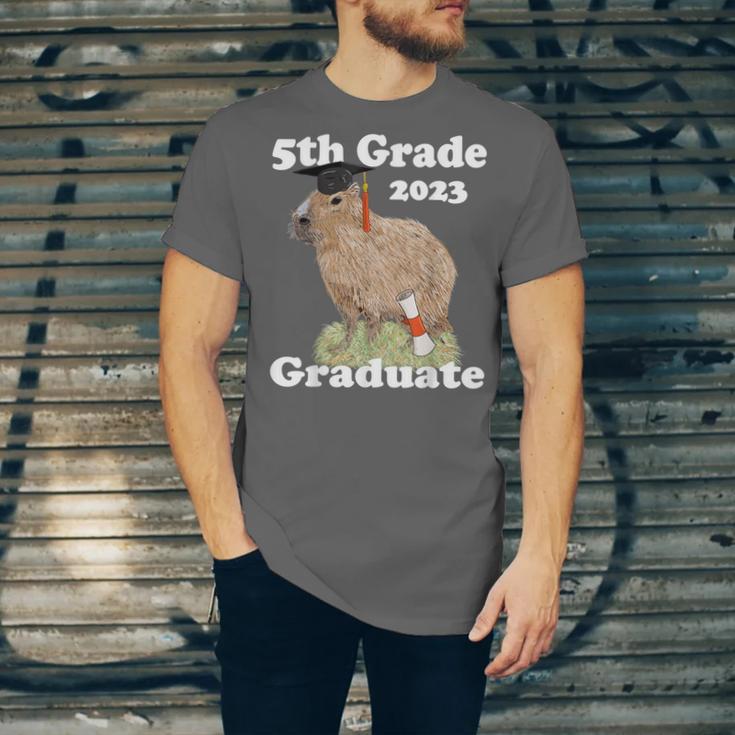 5th Grade Graduation Class Of 2023 Capybara Fifth Graduate Unisex Jersey T-Shirt