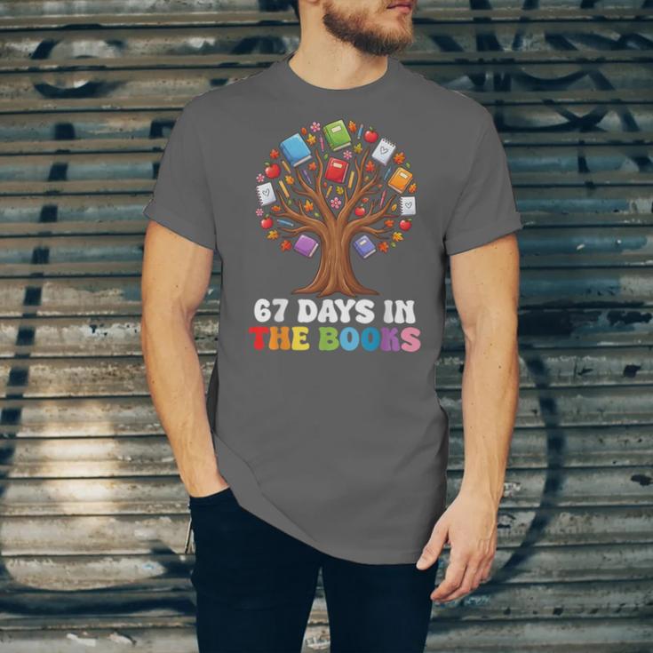 67 Days In The Books Reading Teacher 67th Day Of School Kids Unisex Jersey T-Shirt 67 Days In The Books Reading Teacher 67th Day Of School Kids Unisex Jersey T-Shirt