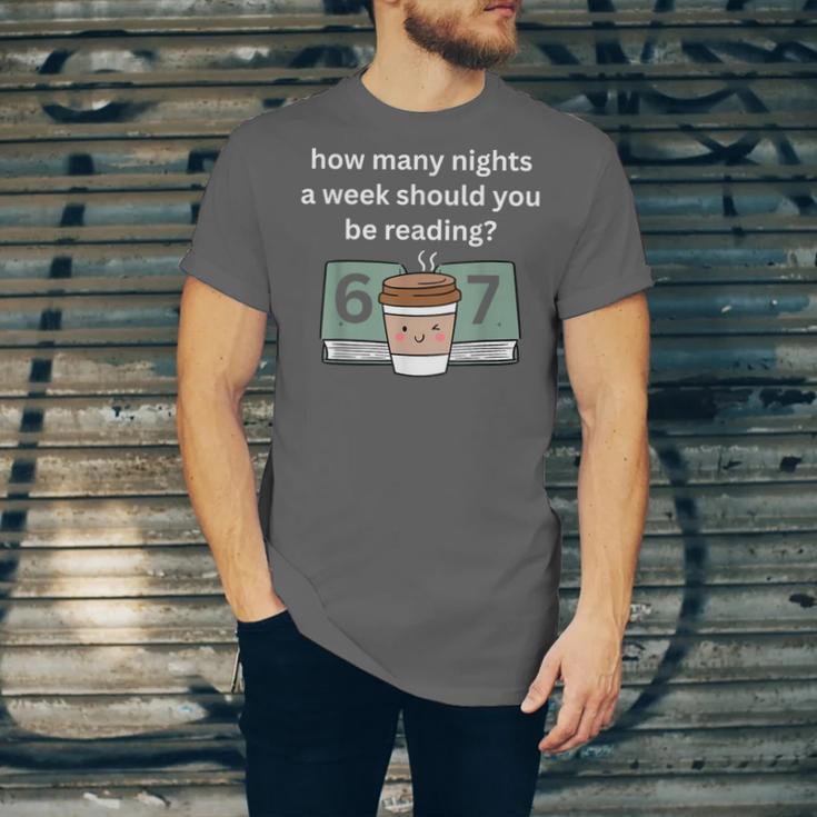67 Meme English Teacher Reading Book Lover Humor Unisex Jersey T-Shirt