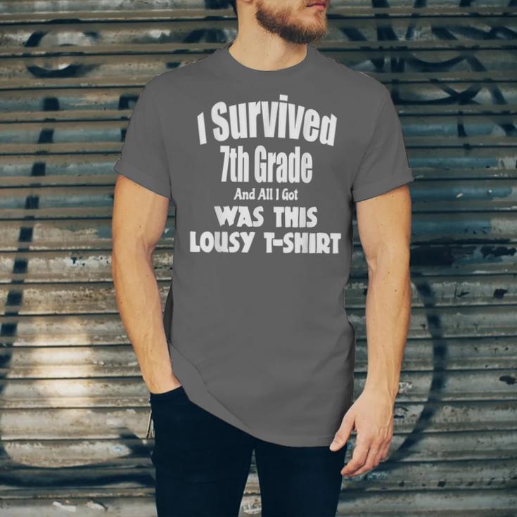 7th Seven Grade Graduation Shirt Boy Girl Graduate Education Unisex Jersey T-Shirt