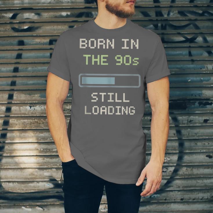 90s Baby Tired Millennial Burnout Nostalgia Parenting Unisex Jersey T-Shirt