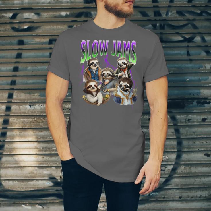 90s Style Bootleg Trendy Sloth Design For Introverts Unisex Jersey T-Shirt