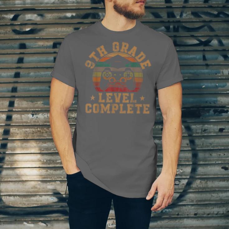 9th Grade Level Complete Ninth Grade Graduation Video Gamer Unisex Jersey T-Shirt