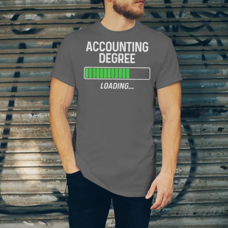 Accounting Degree Loading Shirt Graduation Student Unisex Jersey T-Shirt