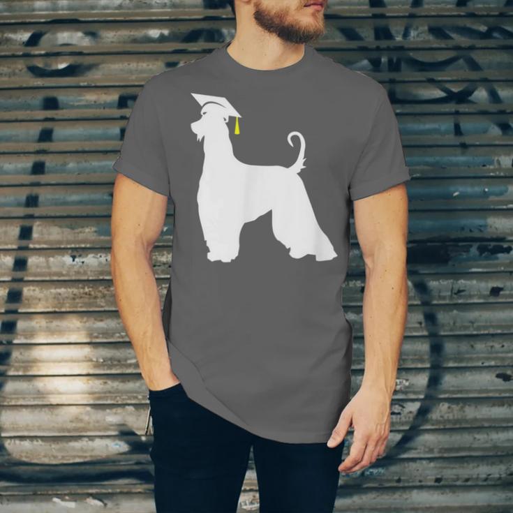 Afghan Hound Graduation Dog Graduate Men Women Kids Unisex Jersey T-Shirt