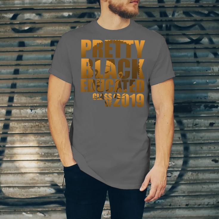 African American Girl Graduation Shirt Senior 2019 Unisex Jersey T-Shirt