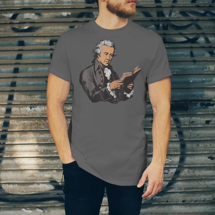 Alexander Hamilton Reading A Book Unisex Jersey T-Shirt Alexander Hamilton Reading A Book Unisex Jersey T-Shirt