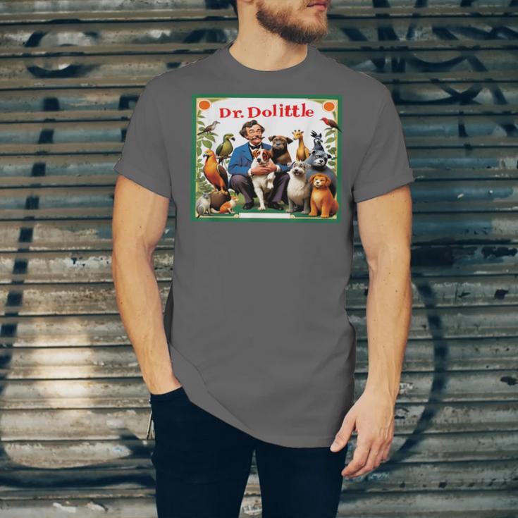 Animal Doctor & Communicator Dr Dolittle Children's Book Cover Unisex Jersey T-Shirt