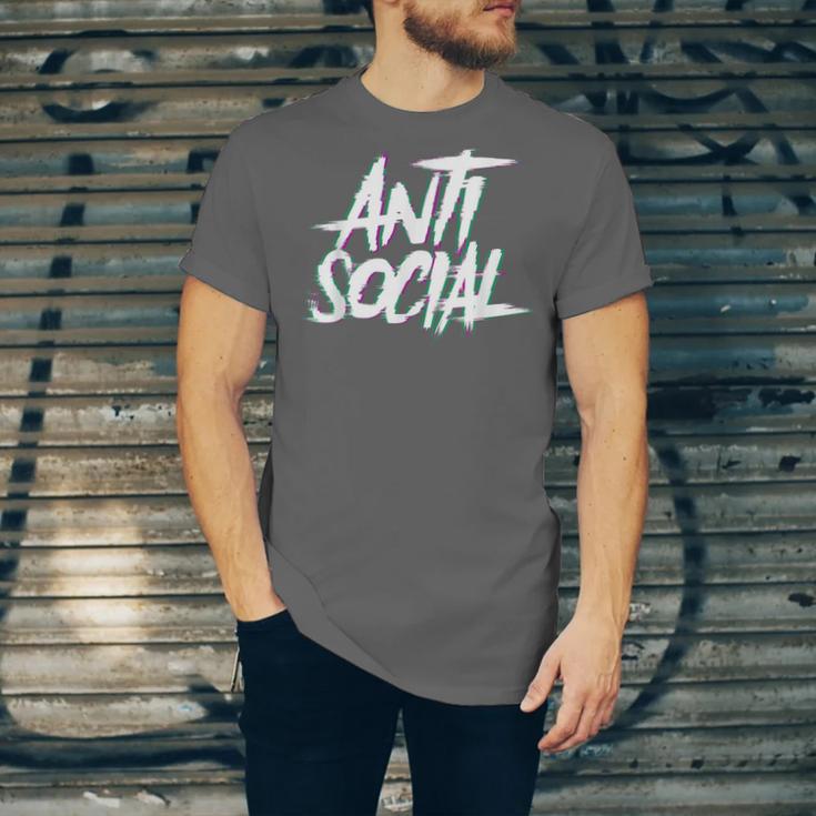 Anti Social Anti Social Club Introvert People Hate Unisex Jersey T-Shirt Anti Social Anti Social Club Introvert People Hate Unisex Jersey T-Shirt
