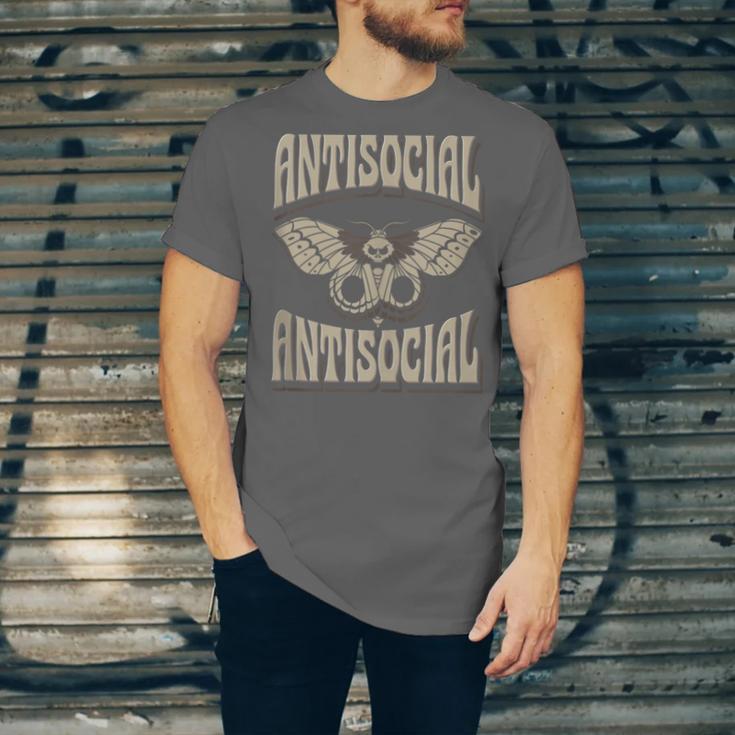 Antisocial Butterfly Quote Socially Selective Introvert Unisex Jersey T-Shirt Antisocial Butterfly Quote Socially Selective Introvert Unisex Jersey T-Shirt