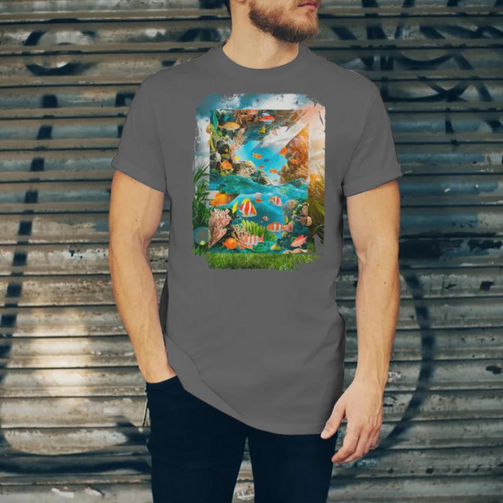 Aqua In The Skies Frutiger Aero Unisex Jersey T-Shirt