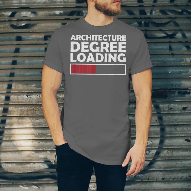 Architecture Degree Loading Graduation Student Unisex Jersey T-Shirt