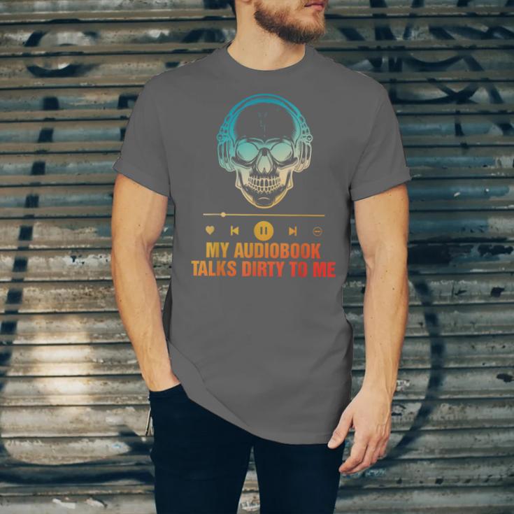 Audiobook Reader Smut Book My Audiobooks Talks Dirty To Me Unisex Jersey T-Shirt Audiobook Reader Smut Book My Audiobooks Talks Dirty To Me Unisex Jersey T-Shirt