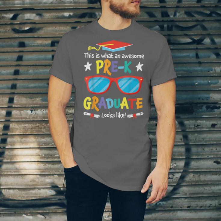 What An Awesome Pre-K Graduate Looks Like 2025 Graduation Unisex Jersey T-Shirt