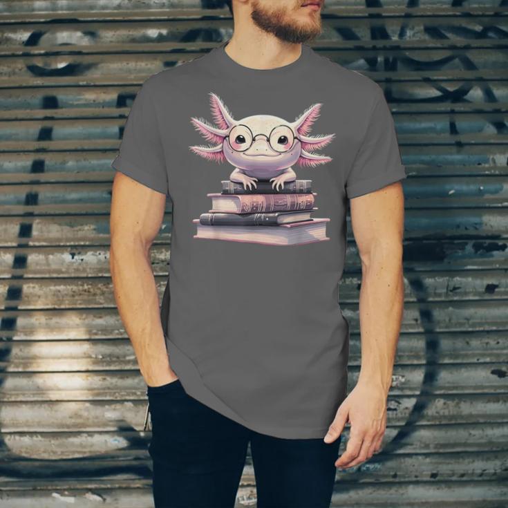 Axolotl Books Readsalotl Reading Bookworm Kawaii Axolotl Unisex Jersey T-Shirt Axolotl Books Readsalotl Reading Bookworm Kawaii Axolotl Unisex Jersey T-Shirt