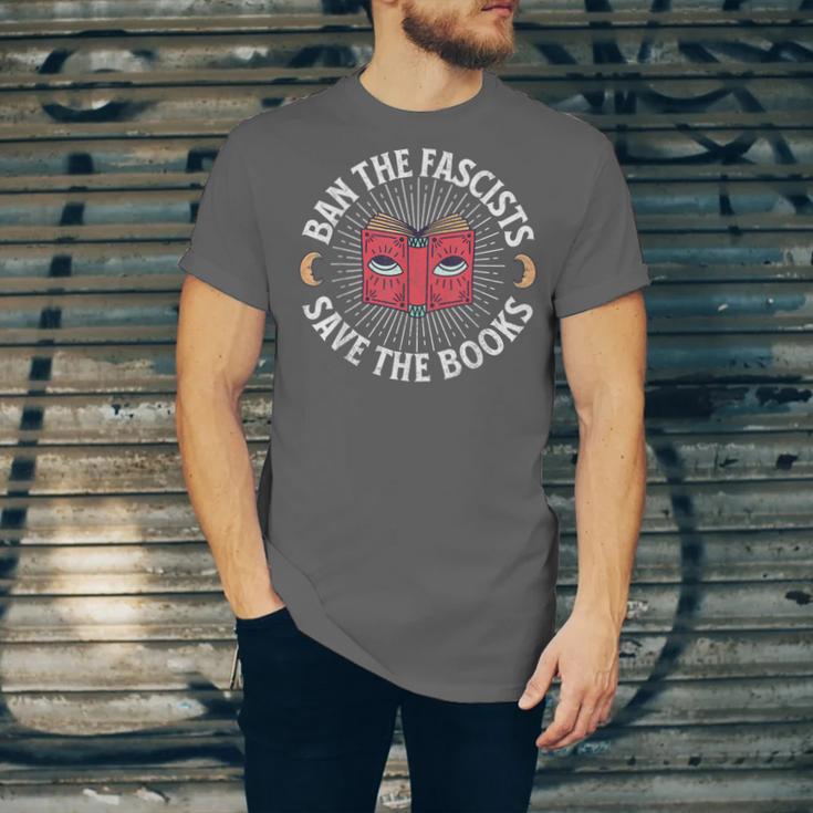 Ban The Fascists Save The Books Banned Books Free Speech Unisex Jersey T-Shirt